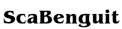 ScaBenguit Font Image