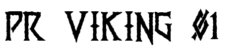 PR Viking 01  Font Image
