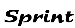 Sprint Font Image