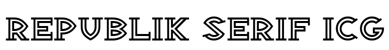 Republik Serif ICG