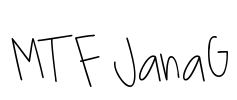 MTF JanaG Font Image