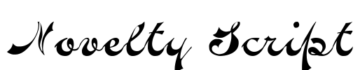 Novelty Script Font Image