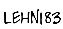 LEHN183 Font Image