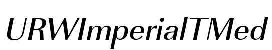 URWImperialTMed Font Image