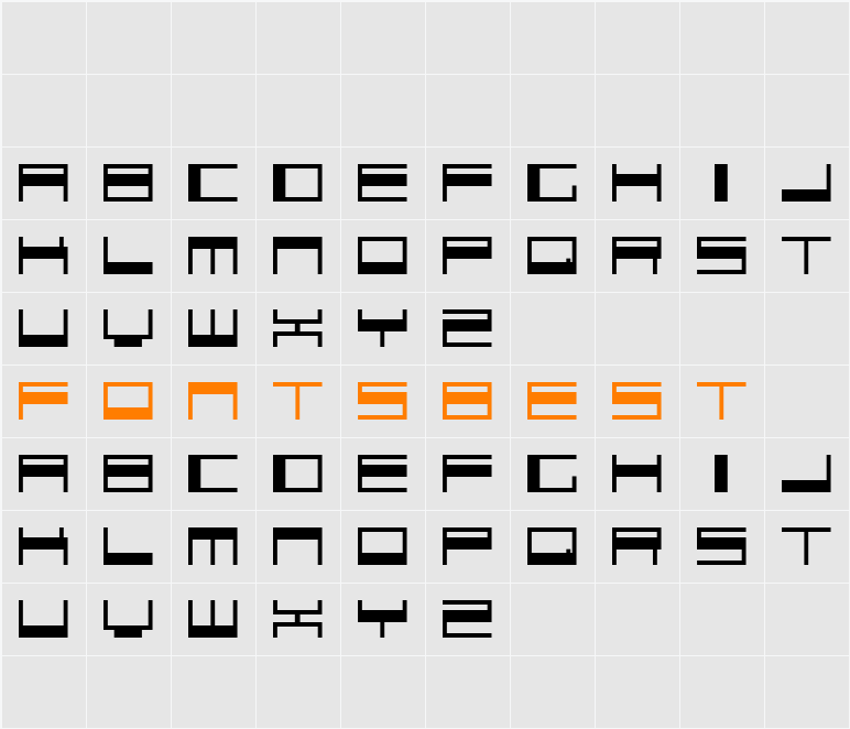 Voker Character Map