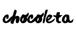 chocoleta Font Image