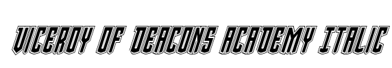 Viceroy of Deacons Academy Italic