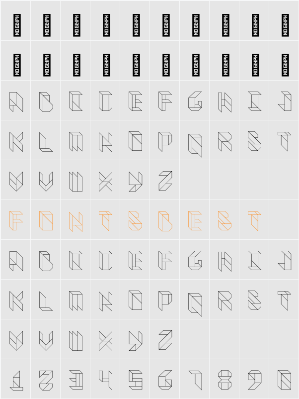 Vitreous Light Character Map