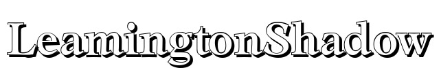 LeamingtonShadow Font Image