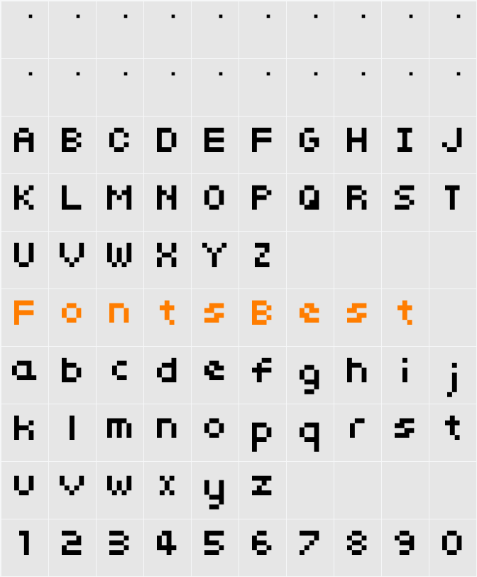 somybmp01_7 Character Map