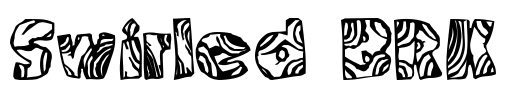 Swirled BRK Font Image