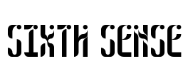Sixth Sense Font Image
