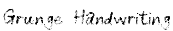 Grunge Handwriting