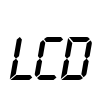 LCD Font Image