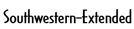 Southwestern-Extended Font Image