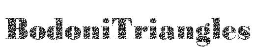 BodoniTriangles