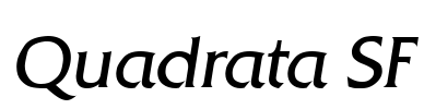 Quadrata SF Font Image