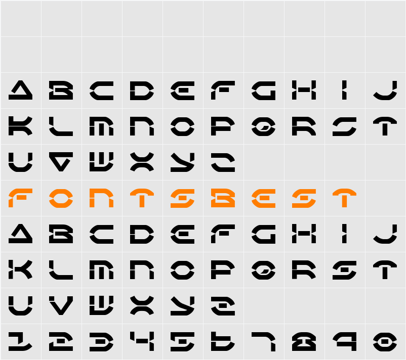 Oberon Deux Character Map