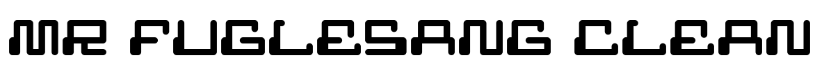 MR FUGLESANG CLEAN Font Image