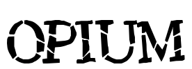 Opium Font Image