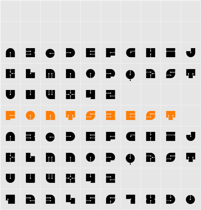 Keel Character Map