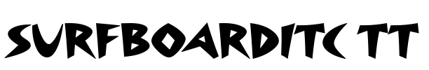 SurfboardITC TT Font Image