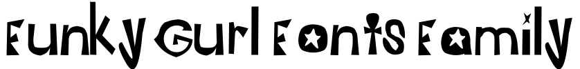 Funky Gurl Fonts Family