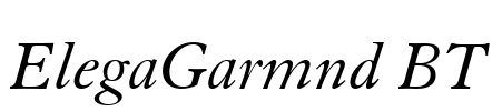 ElegaGarmnd BT