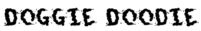 Doggie Doodie Font Image