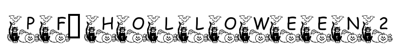 pf_holloween2 Font Image