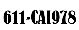 611-CAI978 Font Image