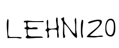 LEHN120 Font Image
