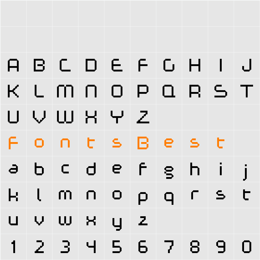 FFF Expresso Extended Character Map
