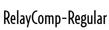 RelayComp-Regular Font Image