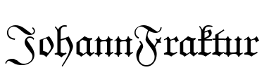 JohannFraktur Font Image