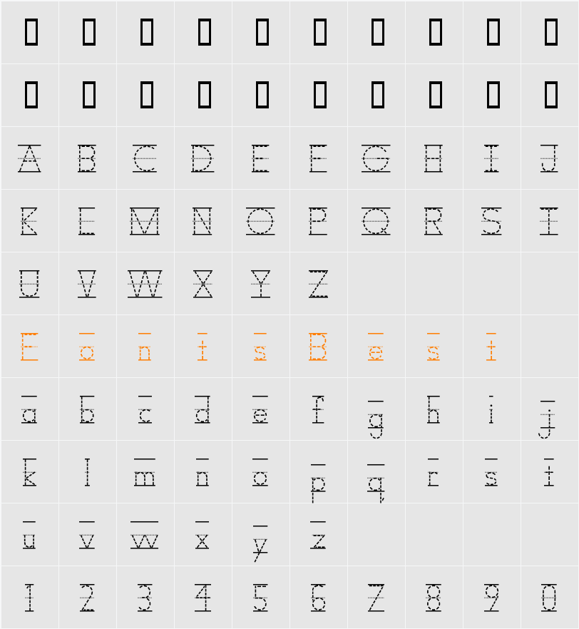Scrap School Character Map