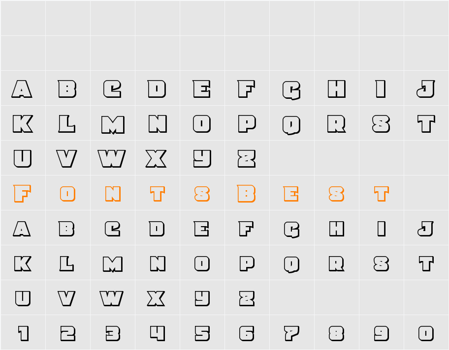 Justice Outline Straight Character Map