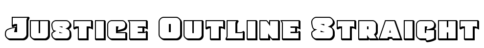 Justice Outline Straight