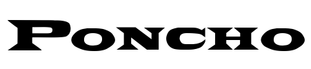 Poncho Font Image