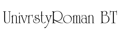 UnivrstyRoman BT