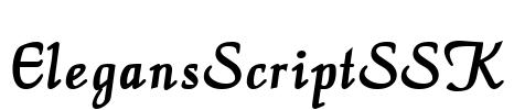 ElegansScriptSSK