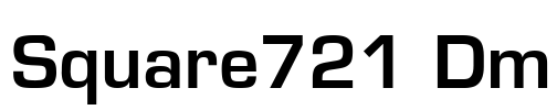 Square721 Dm Font Image