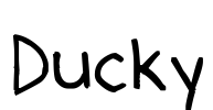 Ducky Font Image
