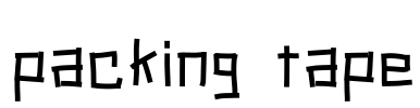 packing tape