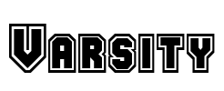 Varsity Font Image