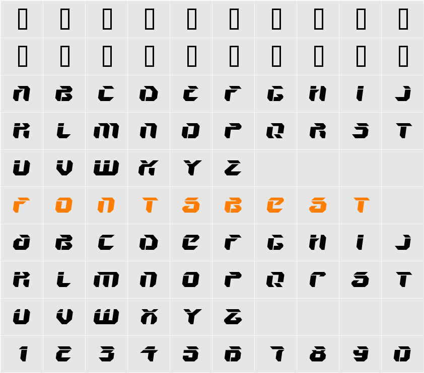 V5 Ampon Character Map
