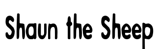 Shaun the Sheep Font Image