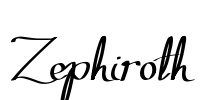 Zephiroth Font Image