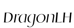 DragonLH Font Image