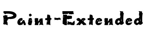 Paint-Extended Font Image